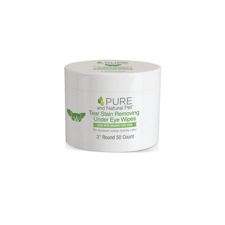 Pure & Natural Tear Stain Wipes, 50ct