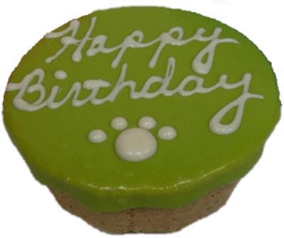 Preppy Puppy Birthday Cakes, 4" Rolled Oats and Peanut Butter