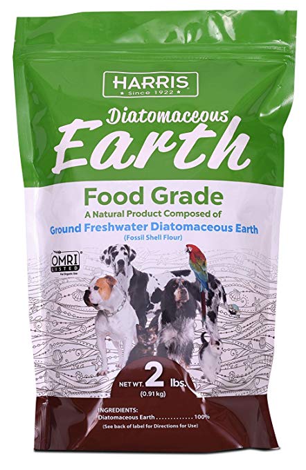 Harris Food Grade Diatomaceous Earth for Flea Control,  2Lb