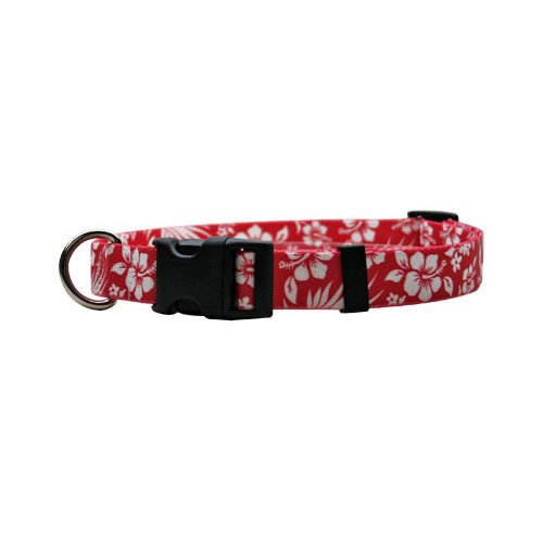Yellow Dog Design Collar, Aloha Red