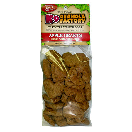 K9 Granola Factory Apple Hearts, 12 oz.