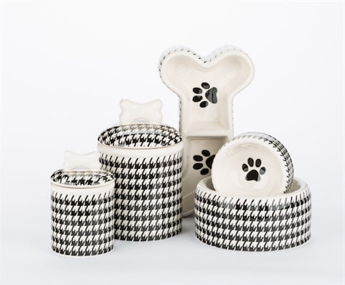 Houndstooth Ceramic Dishes