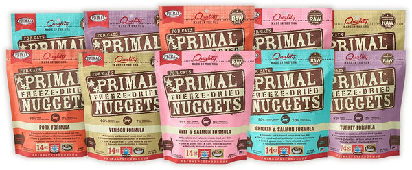 Primal Freeze-Dried Raw Cat Food Nuggets