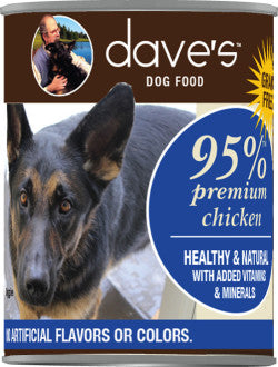 Dave's 95% Premium Chicken Formula Canned Dog Food