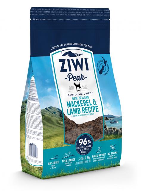 Ziwi Peak Air-Dried Mackerel & Lamb Dog Food
