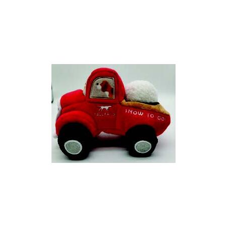 Tall Tails Holiday Red Truck with Snowball