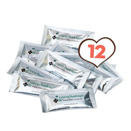 Coco Therapy Coconut Oil Travel Packets 12/Bag