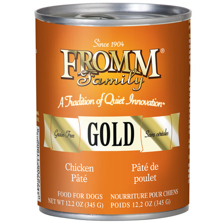 Fromm Dog Can GF Pate' Chicken 12.2 oz