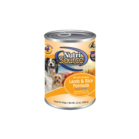 NutriSource Adult Lamb & Rice Can, 13oz