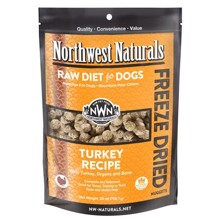 Northwest Naturals Freeze Dried Nuggets Turkey, 25oz