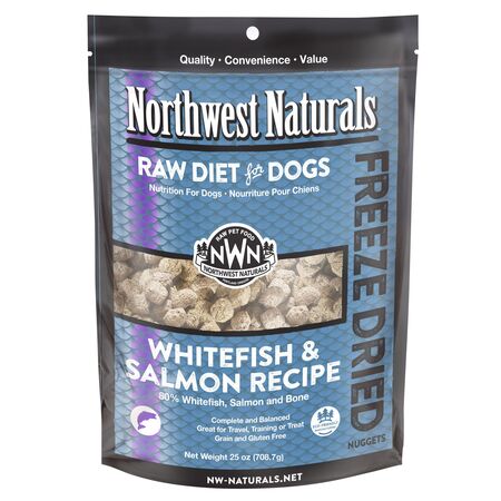 Northwest Naturals FD Nugget Dog Whitefish & Salmon, 25oz