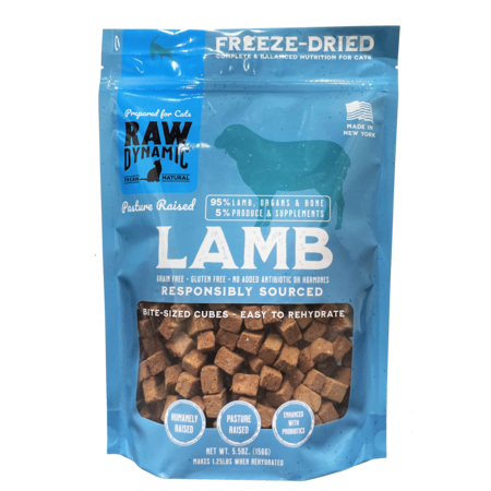 Raw Dynamic FD Cat Food Lamb 5.5oz