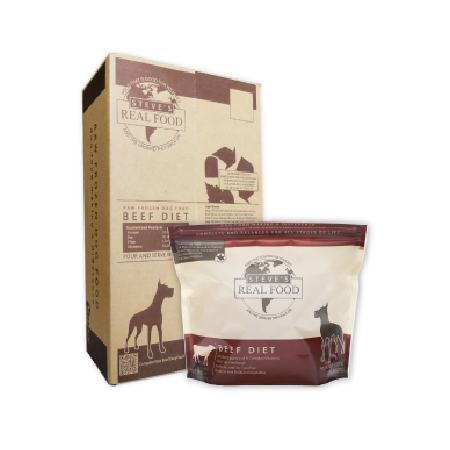 Steve's Dog & Cat Frozen Beef Nuggets 5lb