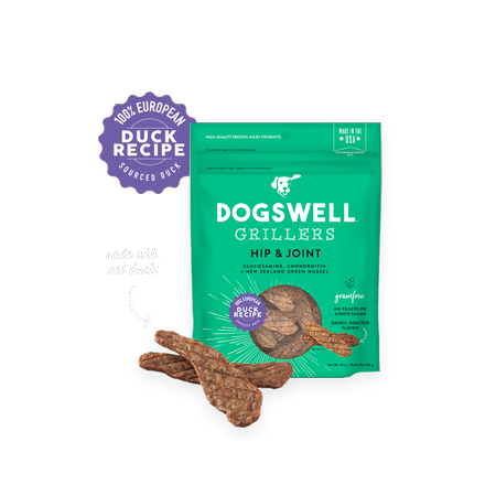 Dogswell Grillers Hip & Joint Duck 10 oz