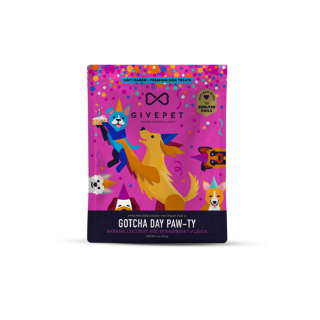 GivePet Gotcha Day Pawty Soft & Chewy Treat, 6oz