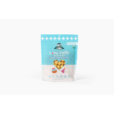 Lord Jameson Dog Treat Organic Love Puffs Puffs Party Time 4 oz