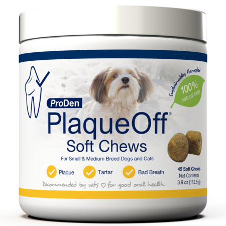 Swedencare Plaqueoff Soft Chews Sm/Med Breed 45 Ct