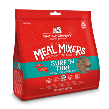 Stella & Chewy's Dog Food Meal Mixers FD Surf n Turf 8 oz