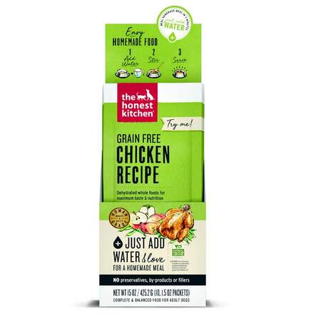 Honest Kitchen Dog Dehydrated GF Chicken 1.5 oz Single Serve