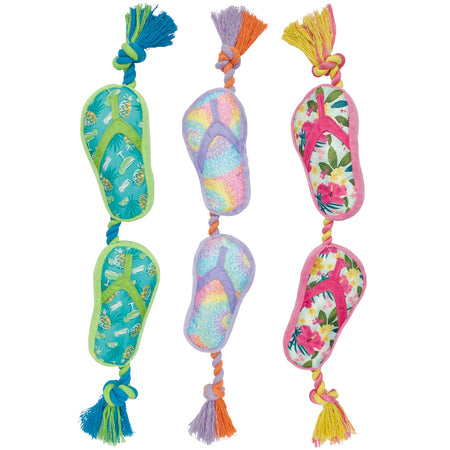 Multipet Margaritaville Rope Flip Flops 18"