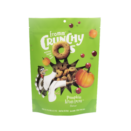 Fromm Crunchy O's Pumpkin Kran POW flavor, 6 oz.
