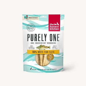 The Honest Kitchen Purely One, 100% White Fish Filets, 3 oz.