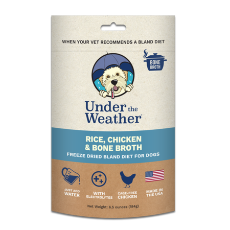 Under the Weather, Freeze Dried Bland Diet for Dogs