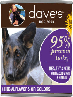 Dave's 95% Premium Turkey Canned Dog Food