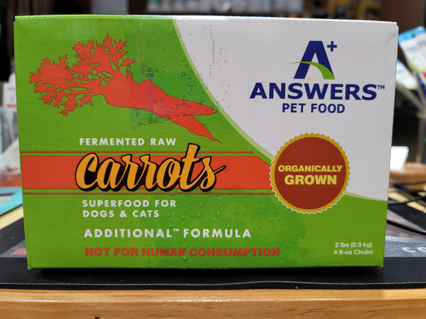Answer's Frozen Carrot's Fermented Raw 2lbs