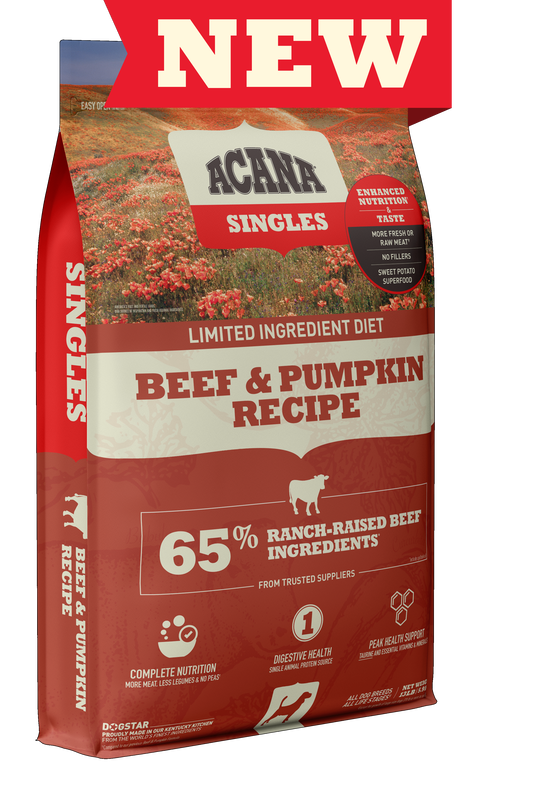 Acana Beef & Pumpkin Dog Food, 13lb