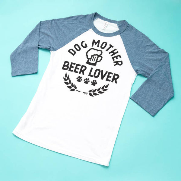 Dog Mother Beer Lover- Ladies T-Shirt