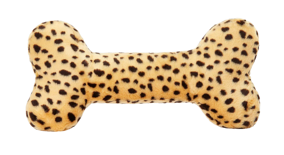 Fluff & Tuff Cheetah Bone, Extra Large