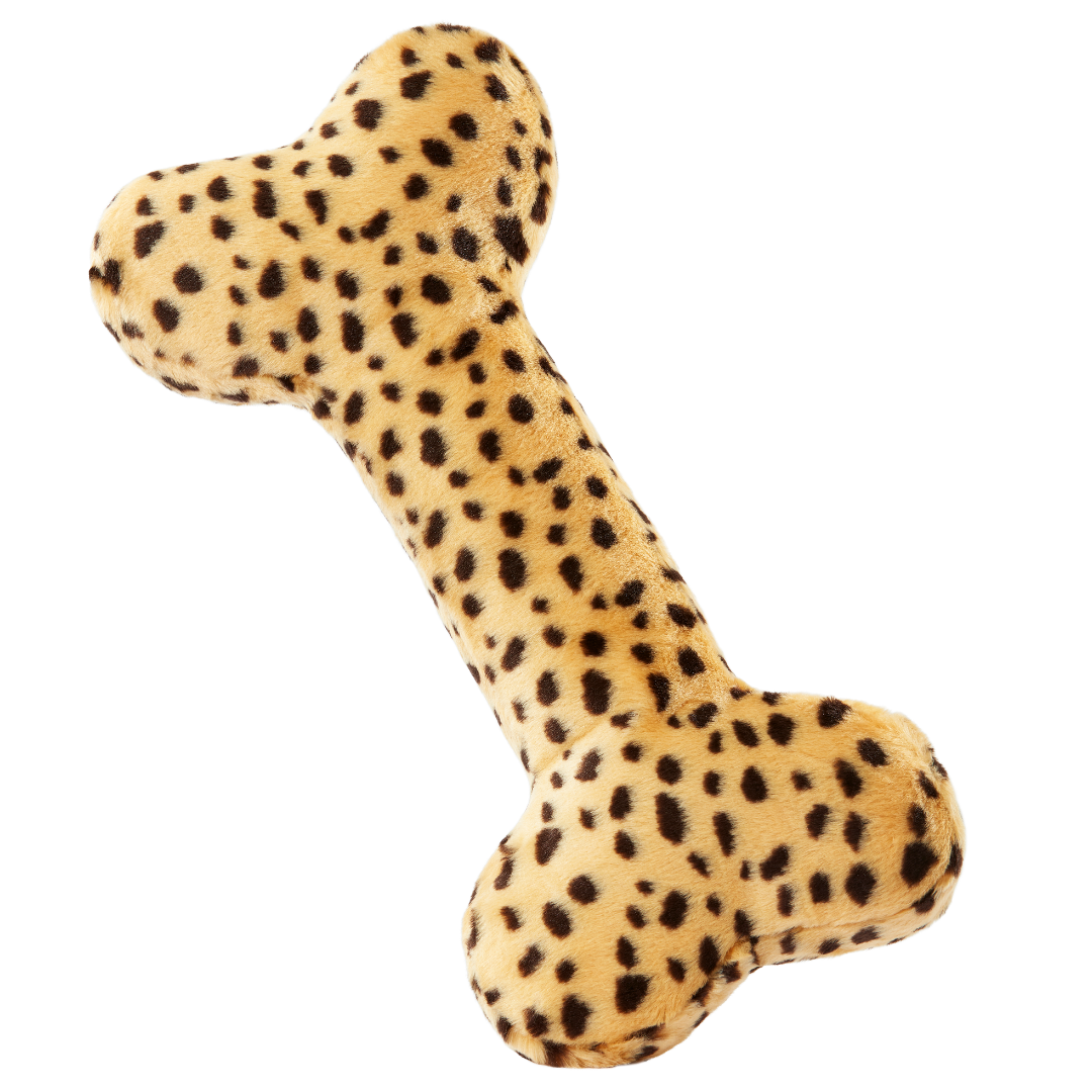 Fluff & Tuff Cheetah Bone, Small