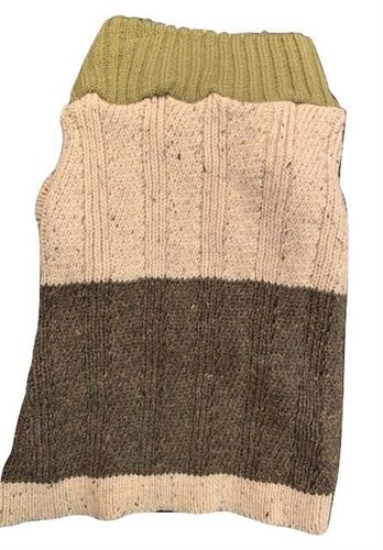 Canine Brands Color Block Sweater-Olive/Brown