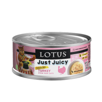 Lotus Just Juicy Turkey Stew for Cats, 2.5oz