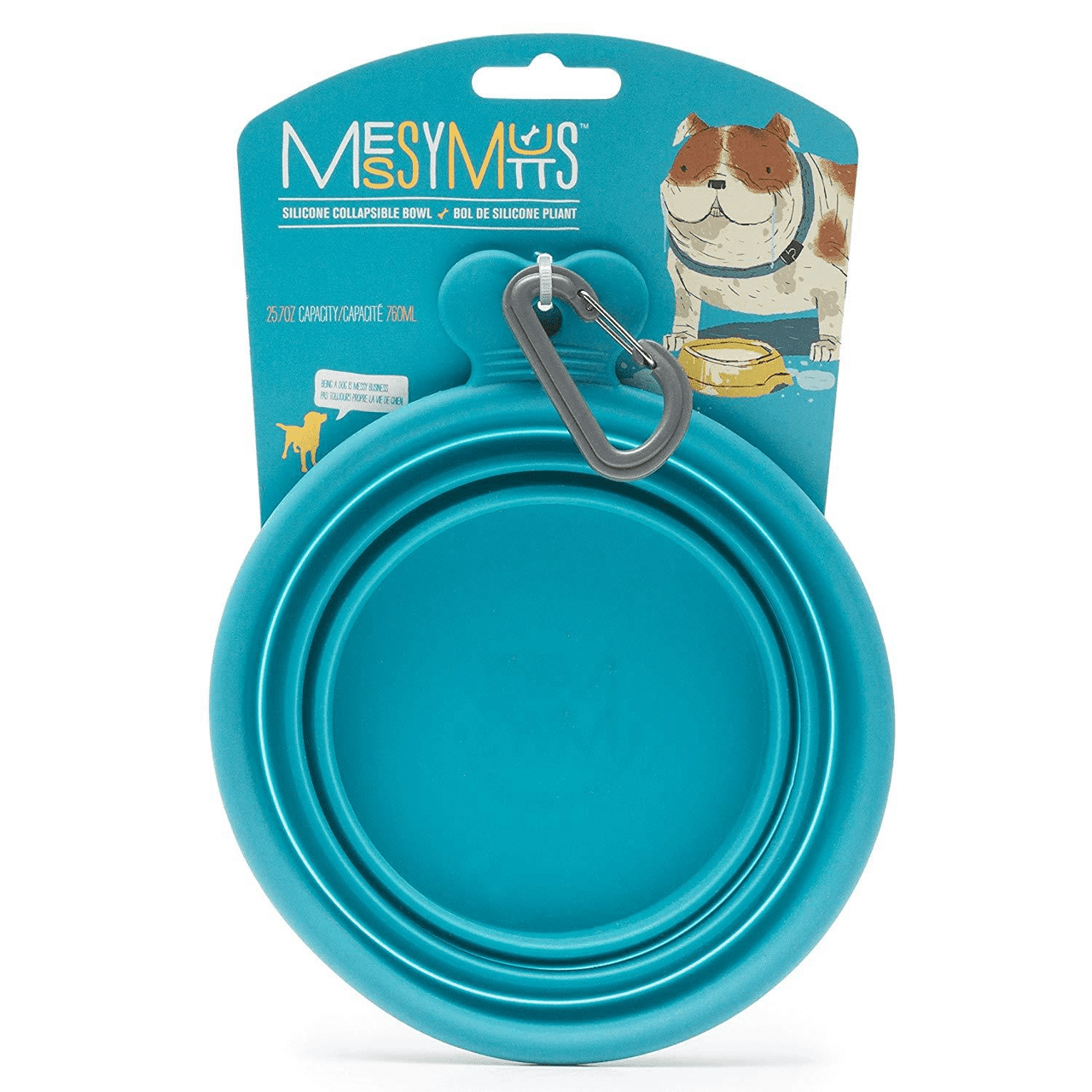Messy Mutts Collapsible Silicone Dog Bowl