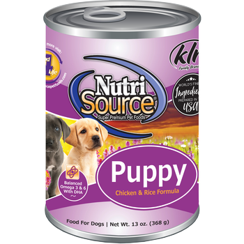 Nutrisource Puppy Chicken & Rice Can, 13 oz