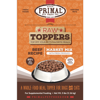 Primal Market Mix Topper Beef 5 lb