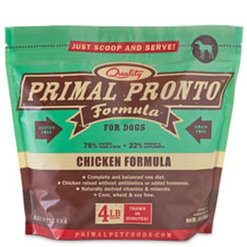 Primal Pronto Chicken Trial Size Raw Dog Food, 3/4 lb