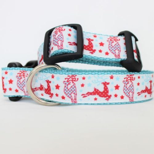 Beach Biscuit Winter Christmas Reindeer Collar