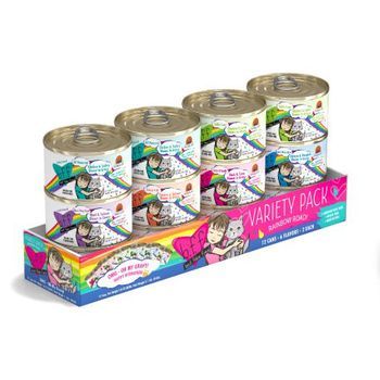 Weruva BFF OMG Rainbow Road Variety Pack 2.8oz, 12 Pack