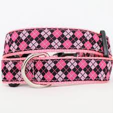 Beach Biscuit Ivy League Argyle Collar, 1"