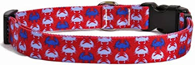 Yellow Dog Designs Collar, Blue Crabs
