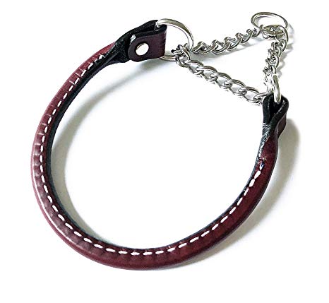 Rolled Leather Martingale Collars