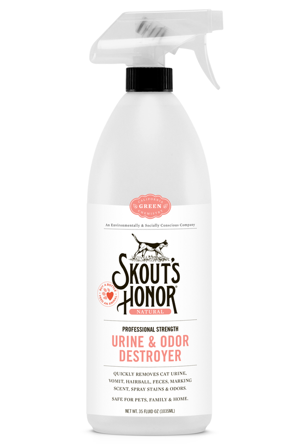 Skout's Honor Cat Urine & Odor Destroyer, 35 oz