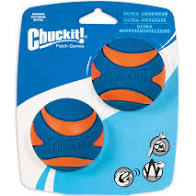 Chuck It Ultra Squeaker Ball 2pk Medium