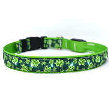 Yellow Dog Designs Collar, Four Leaf Clover