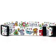 Yellow Dog Designs Collar, Christmas Dogs