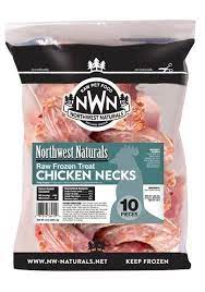 Northwest Naturals Frozen Chicken Necks, 10 Count
