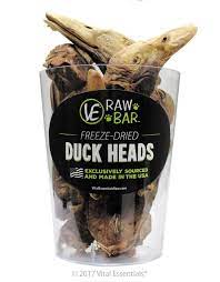 Vital Essentials Freeze Dried Duck Head